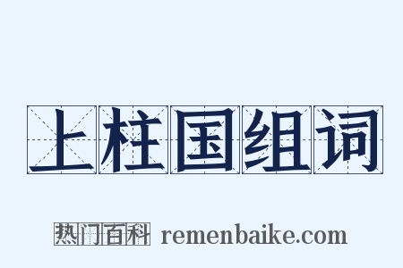 上柱国组词是什么意思的图片